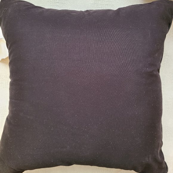 Eiffel Tower Black & White Throw Pillow - Picture 2 of 2